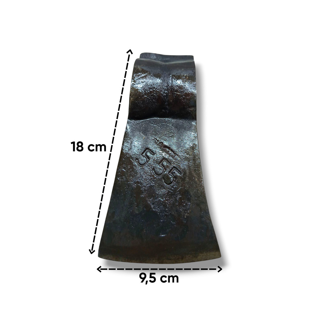 KAMPAK KAYU JAWA 555 BESAR POTONG BAJA SUPER TEBAL DAN TAJAM