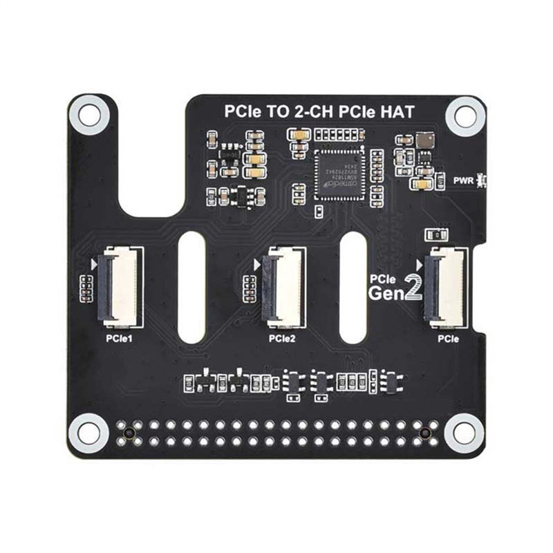 AY14 For Raspberry Pi 5 Pcie To FFC Expansion Board DualChannel Pcie FFC Expansion Board For HighSpe