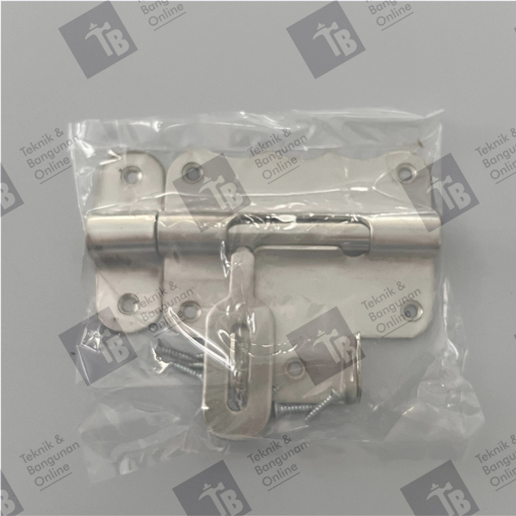 3R Grendel Overval 4 Inch 4" SN / Grendel Pintu Tebal 4inch