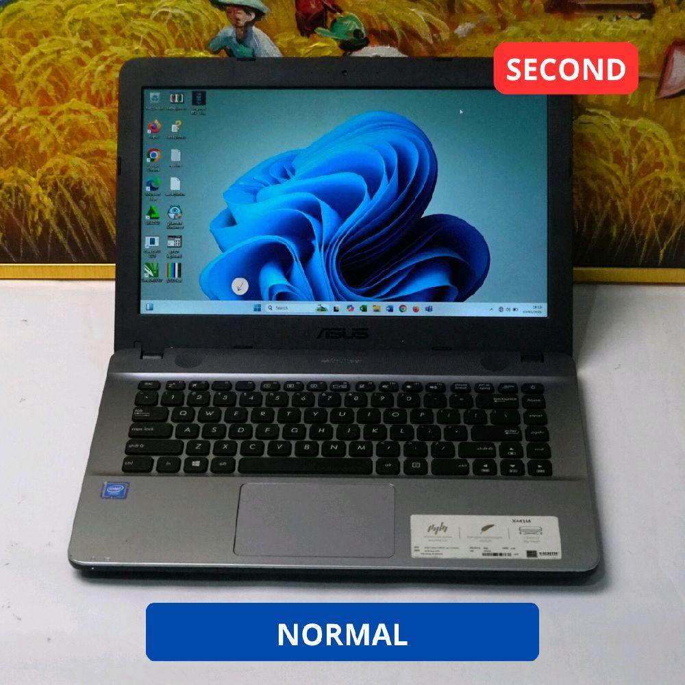 ASUS VIVOBOOK 14_ASUS LAPTOP X441MAR_X441MA CELERON N4020 4 GB (14") LAPTOP SECOND ORIGINAL SINAR MU