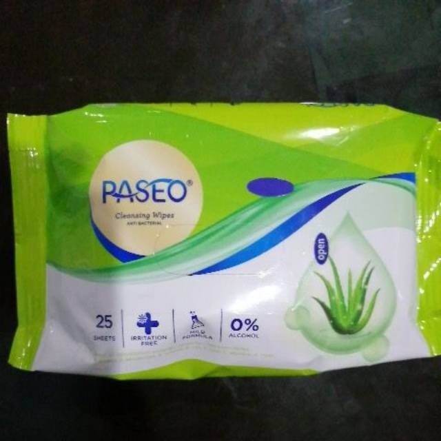 LMS Tissu basah paseo anti bakteri dan virus