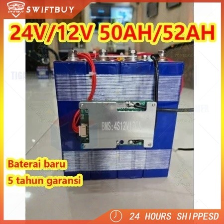 baterai lifepo4 72v/12V/24V  24s 50ah smart bms 520ah Baterai Lifepo4 12V 50 Ah Baru Lifepo4 12v 50A