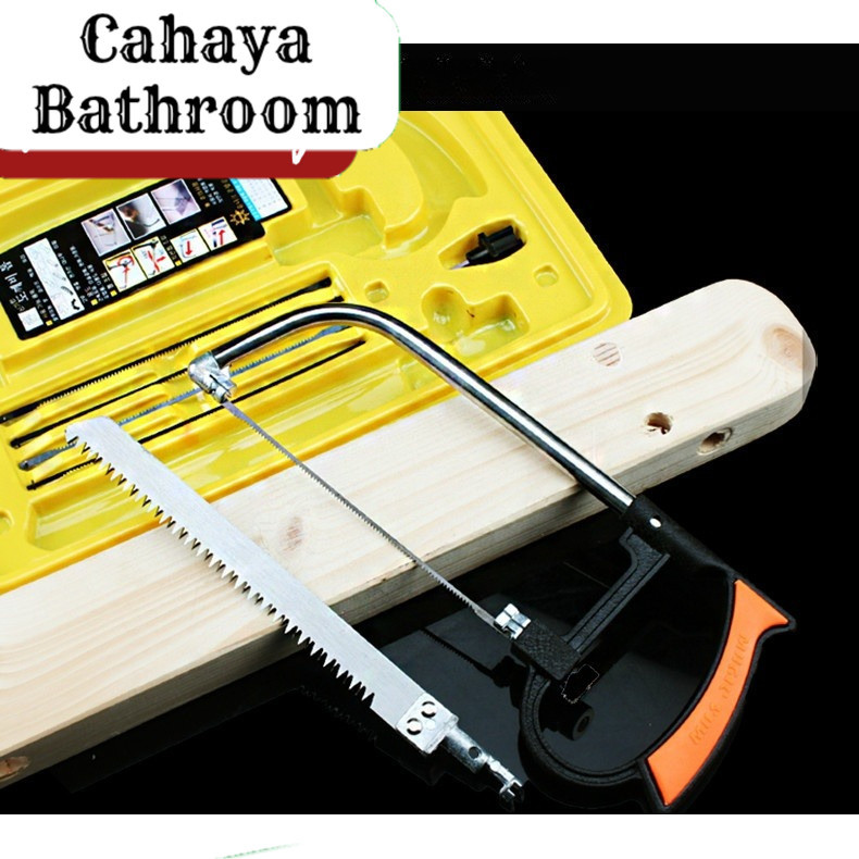 CHB Gergaji Tangan Mini Multifungsi Sederhana | Set Gergaji Kayu & Kawat | Jigsaw Portable