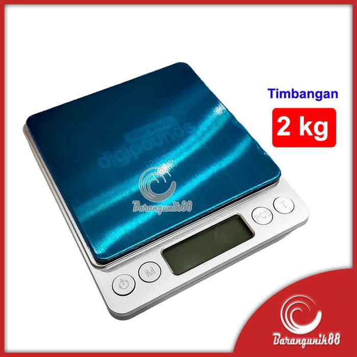 Timbangan Dapur Serbaguna Mini Digital Mini Digital Scale - 2 Kg, Timbangan Mini