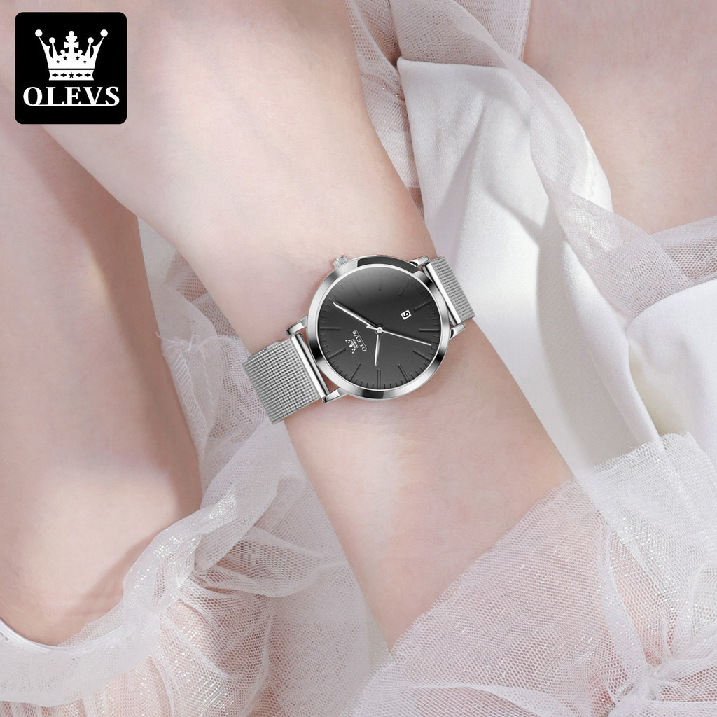 OLEVS Jam Tangan Cewek Kecil Jam Tangan Perempuan Analog Anti Air Original 100% Kuarsa Urban Feminin