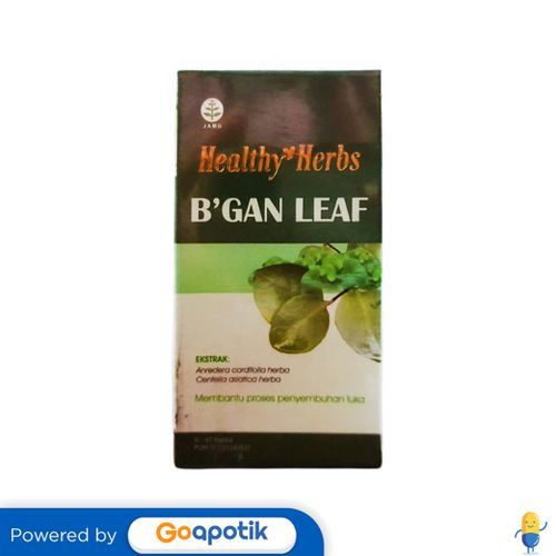 Healthy Herbs B'Gan Leaf Botol 60 Kapsul