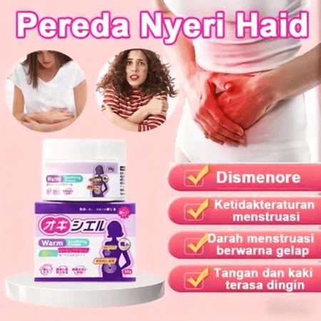 pereda nyeri haid gel hangat untuk haid penghangat perut haid gel cream penenang hangat untuk haid m