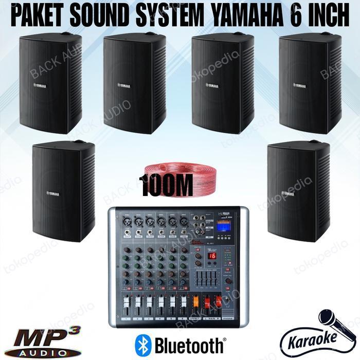 paket sound system cafe dan resto 6 speaker 6 inch yamaha vs6 yamaha