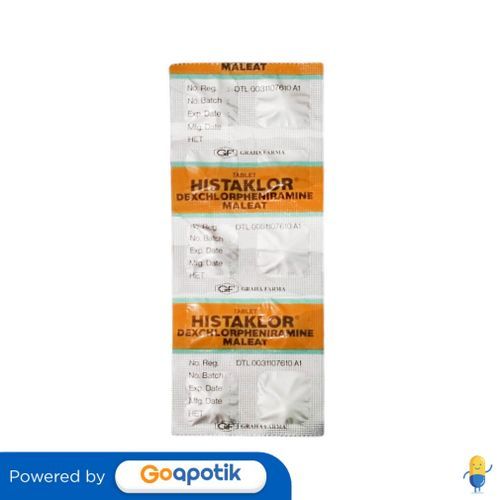 Histaklor 2 Mg Strip 10 Tablet