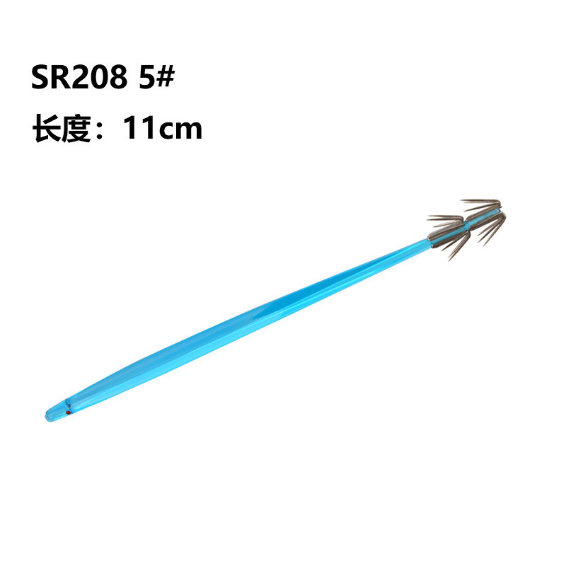 Hayabusa 11cm 14cm Deep Sea Squid Stick Rocket Hook Long Tail EGI JIGS Sea Fishing