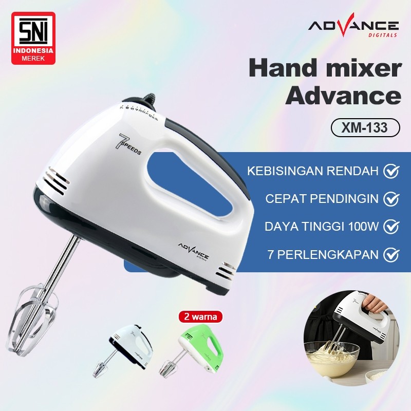 ADVANCE MIXER HAND  MX-133 MIXER TANGAN MIXER ADVANCE MIXER PORTABLE MIXER KECIL MIXER MURAH