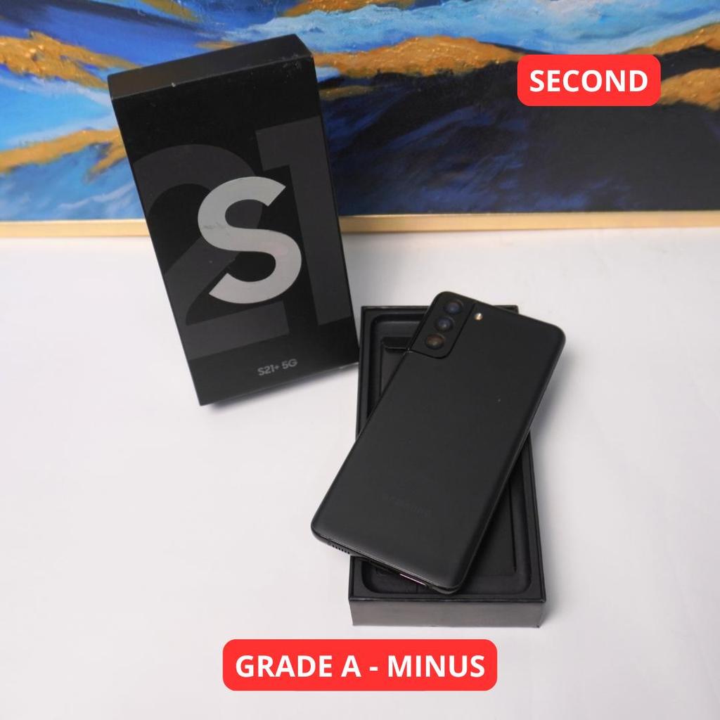 SAMSUNG S21+ 8/128 GB (5G) GRADE A - MINUS HP SECOND ORIGINAL SINAR MUTIARA CELL