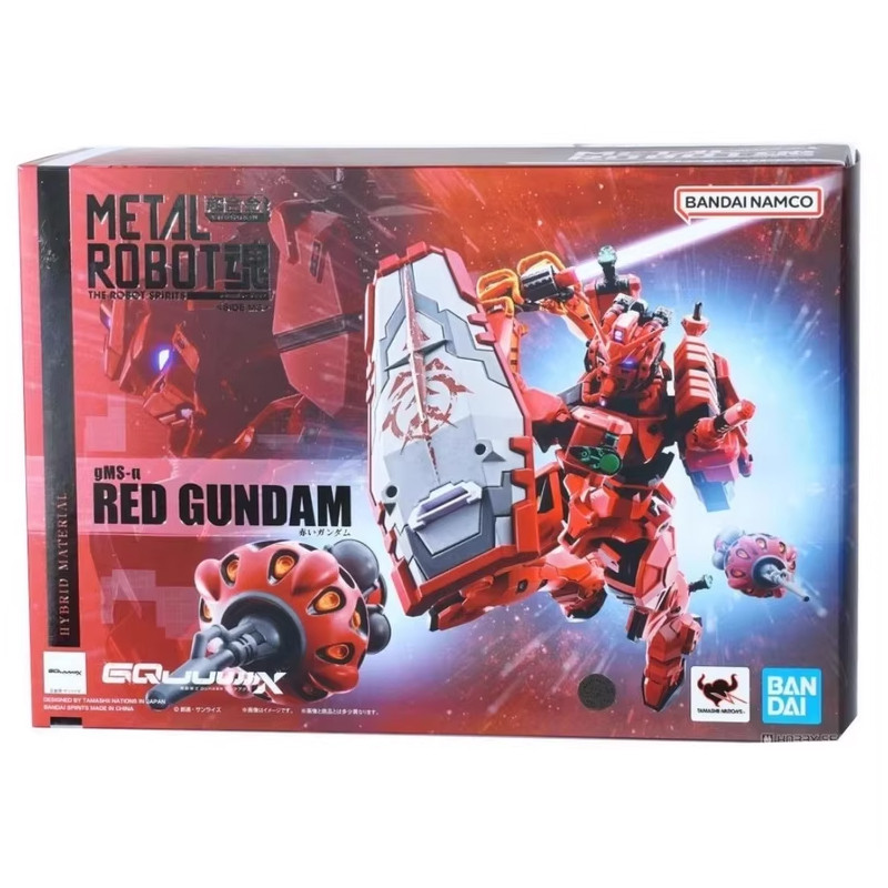 Fast Shipping Bandai Anime GQuuuuuuX METAL ROBOT MR SPIRITS RED RX-78-02 WHITE GUNDAM Original Model
