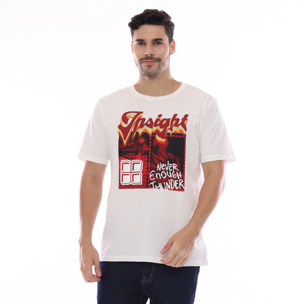 ORI  Insight Kaos Lengan Pendek Pria Nebulas Tee Planet Surf Tee