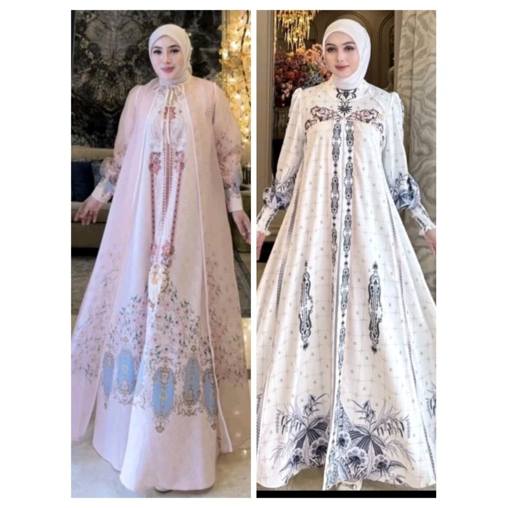 Flash Sale Big Sale 12.12 Shellasaukia Promo Gamis Oneset Terbaru Original Set Hijab