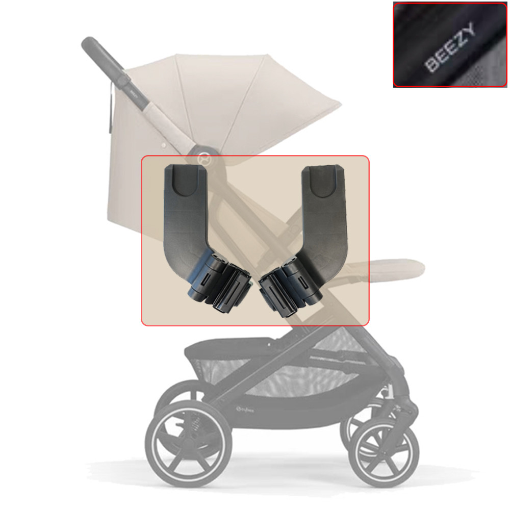 Stroller Adapter Compatible Cybex Beezy Buggy And Aton Cloud QZ MaxiCosi Carseat Converter Y Baby Re