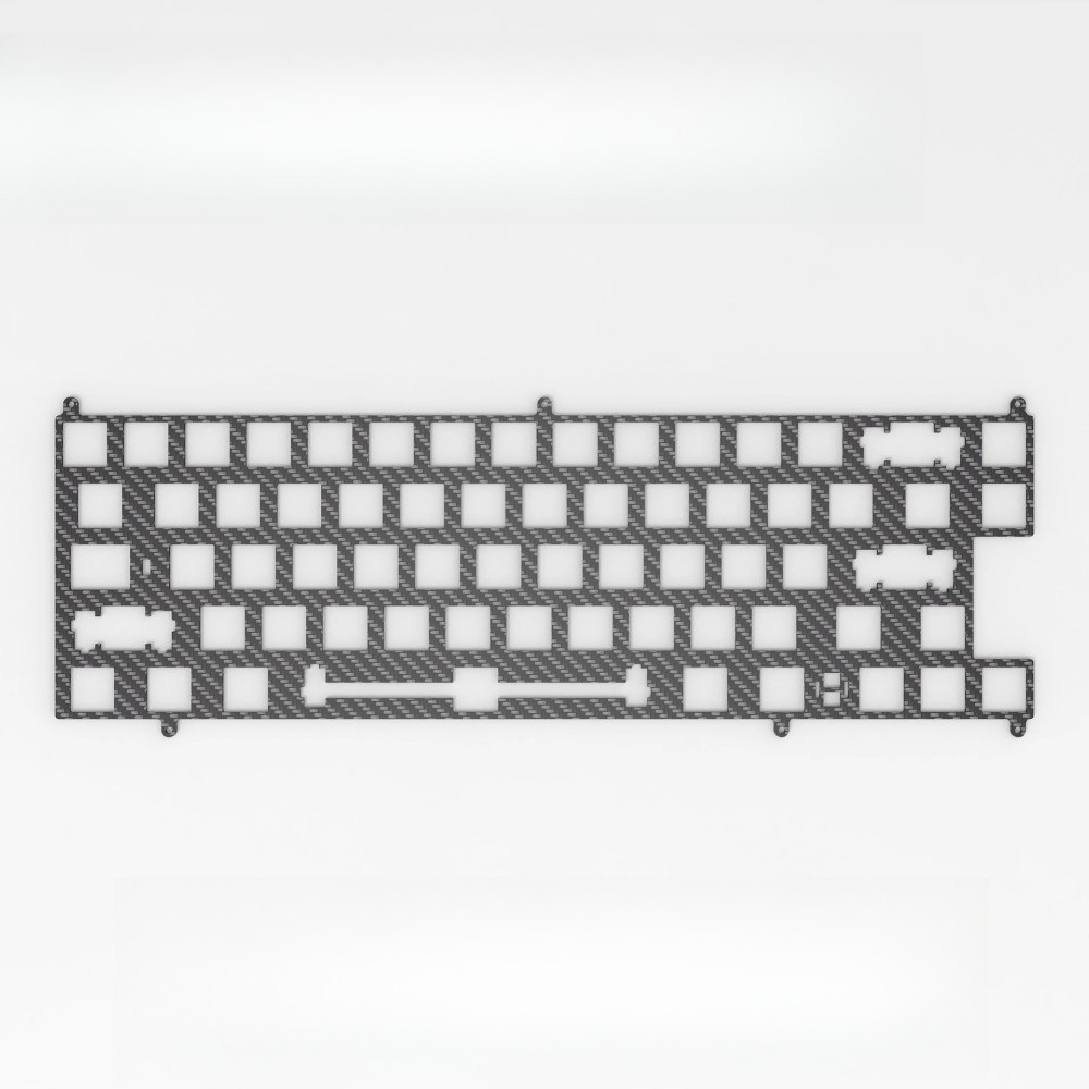 Qwertykeys QK65V2 Positioning Plate for Mechanical Keyboard PP PC POM CF Alu Fr4 Brass Plate Custom 