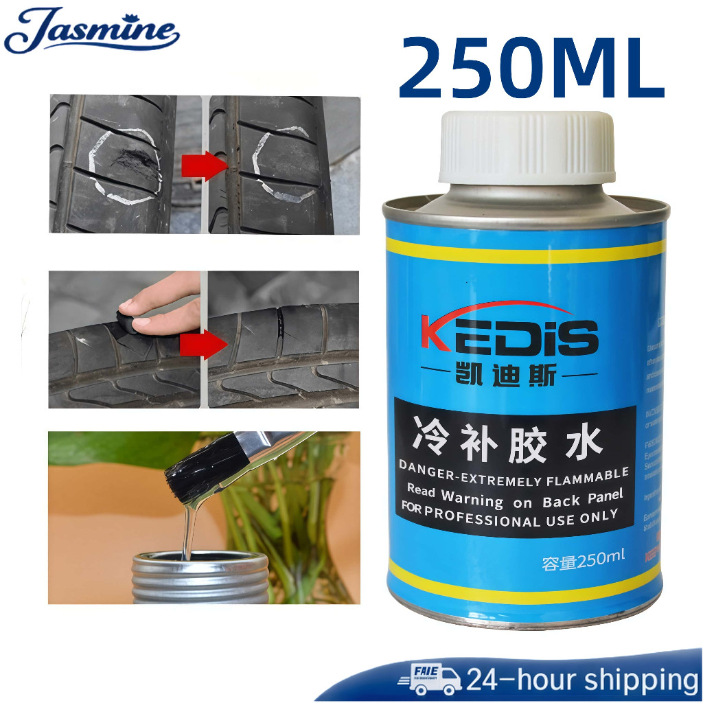 250 ML Lem Tambal Ban Lem perbaikan ban Lem Ban Hitam Roda Kendaraan - Lem Ban Roda Kendaraan Car Ti