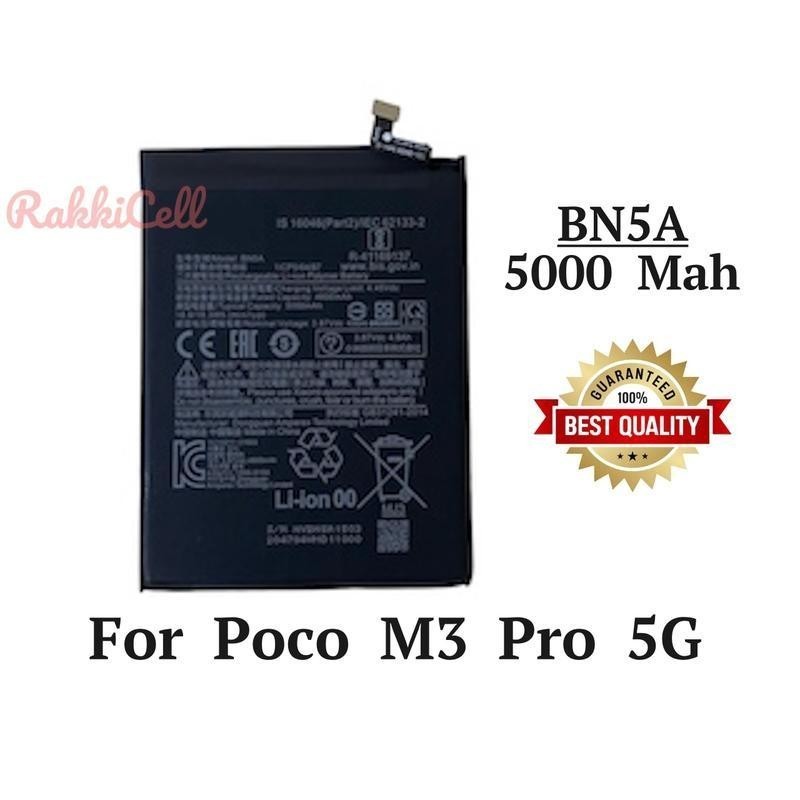 Baterai Poco M3 Pro 5G BN5A original
