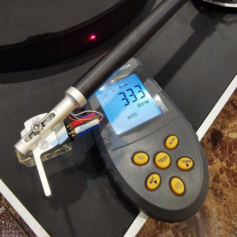 LP vinyl turntable speedometer turntable electronic realtime speedometer vinyl turntable speed corre