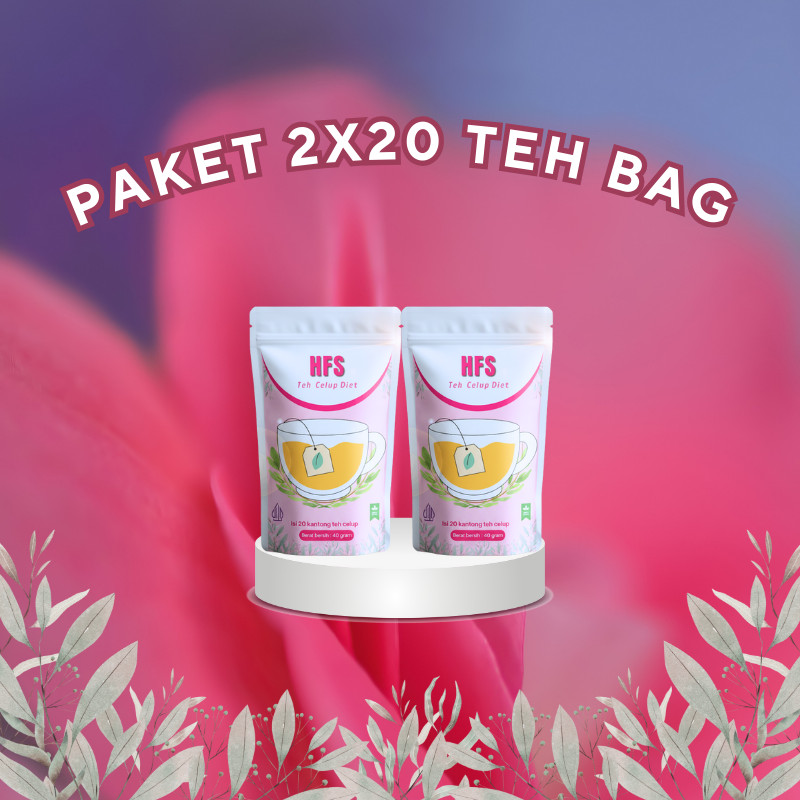 [ MURAH 2 POUCH ] Teh Pelangsing | Slimming Tea | Diet & Detox | HS