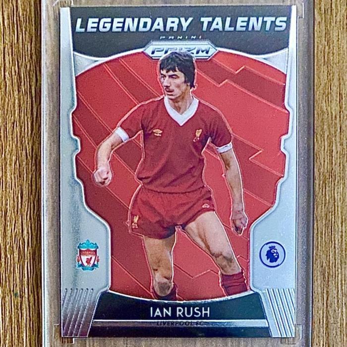 Kartu Bola Panini Prizm Ian Rush Liverpool Legend No #3 WhoShookTheKop TaO 