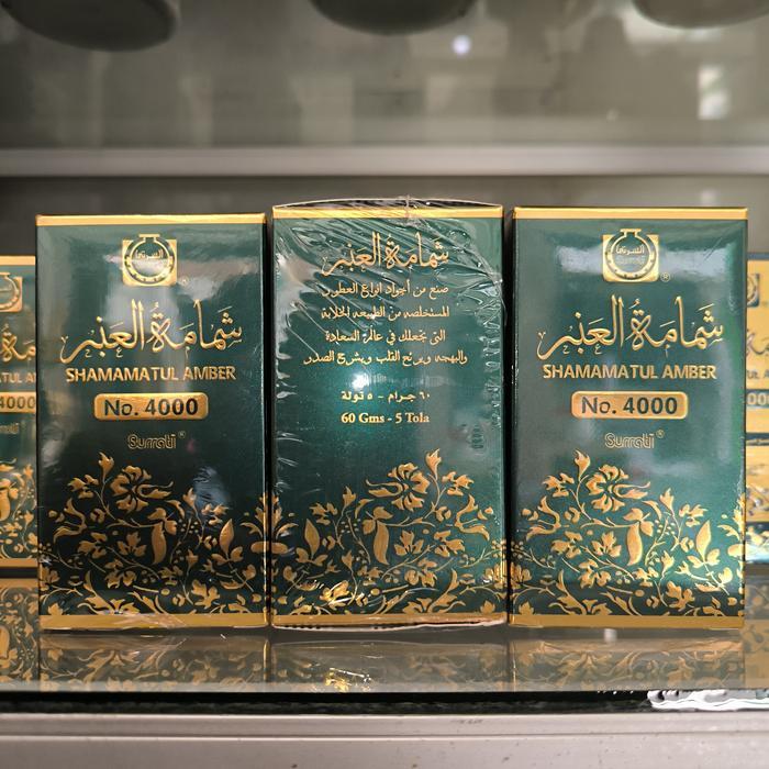 PARFUM ARAB SURRATI AMBAR AMBER 4000 ORIGINAL 60 gr