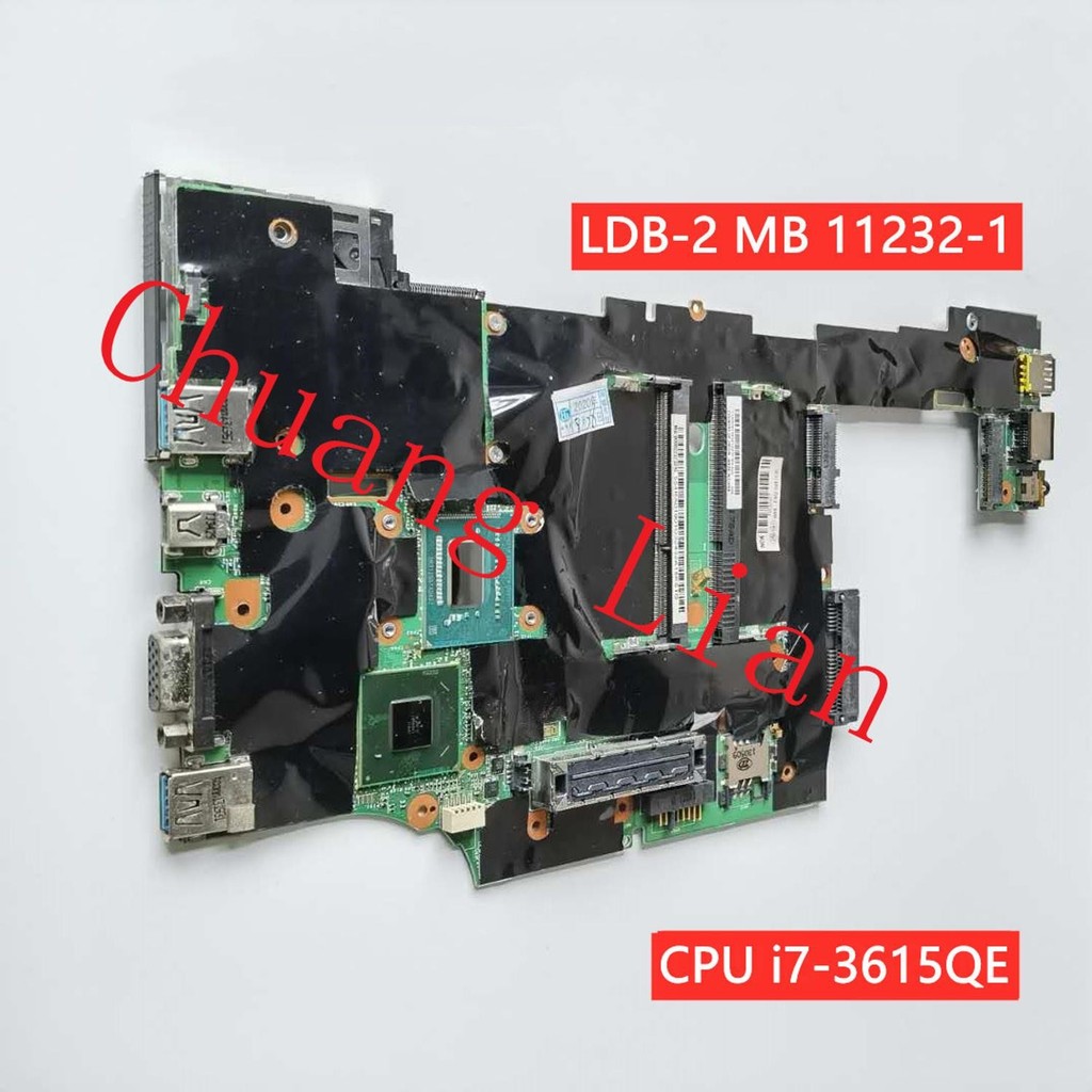 LDB-2 MB 11232-1 For Lenovo ThinkPad X230 X230i laptop motherboard with CPU i7-3612QE i7 3615QE I7 3