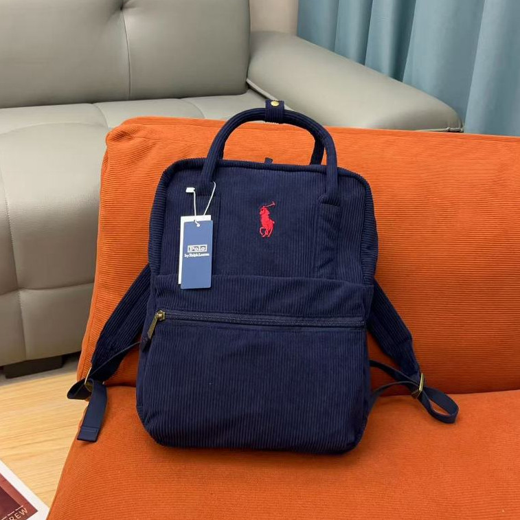 Polo Ralph Lauren 2025 Counter Latest Large-capacity Corduroy Backpack