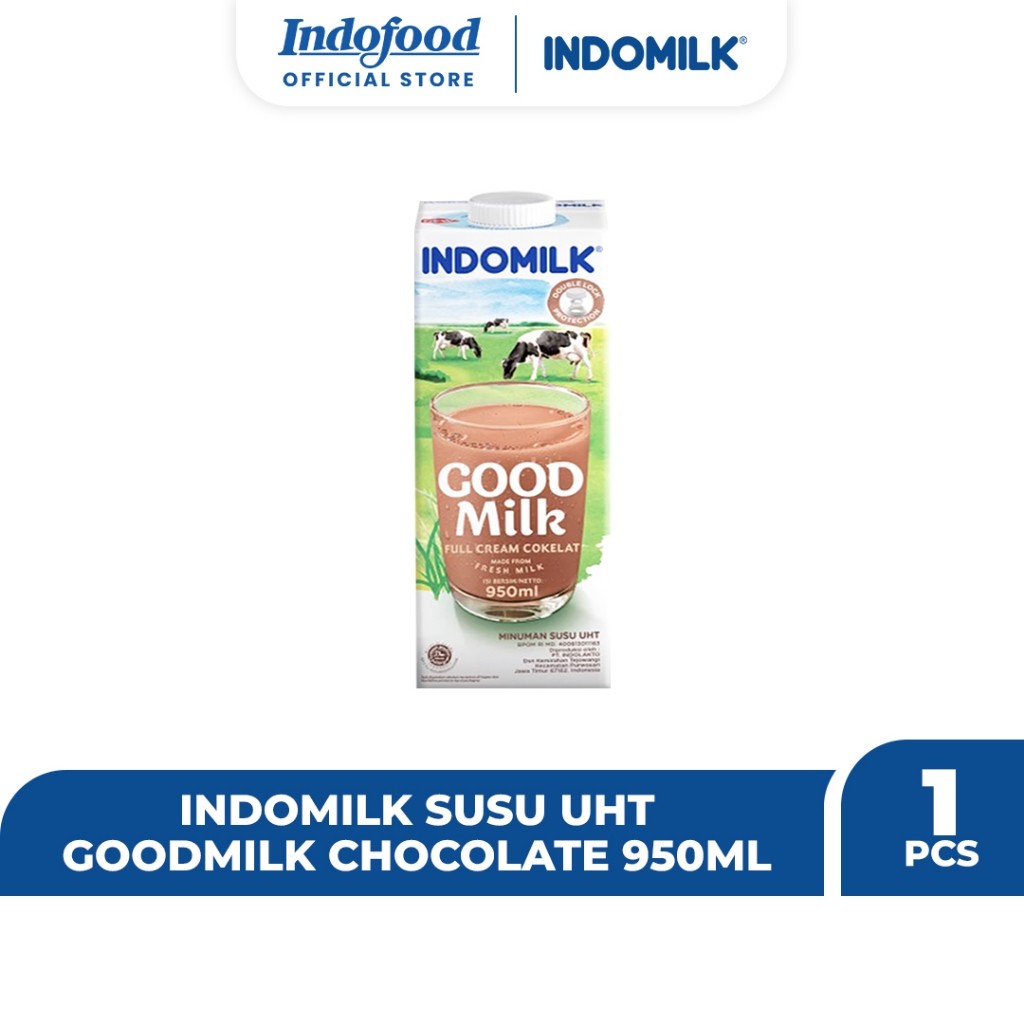 Susu UHT Indomilk GoodMilk 950mL Chocolate