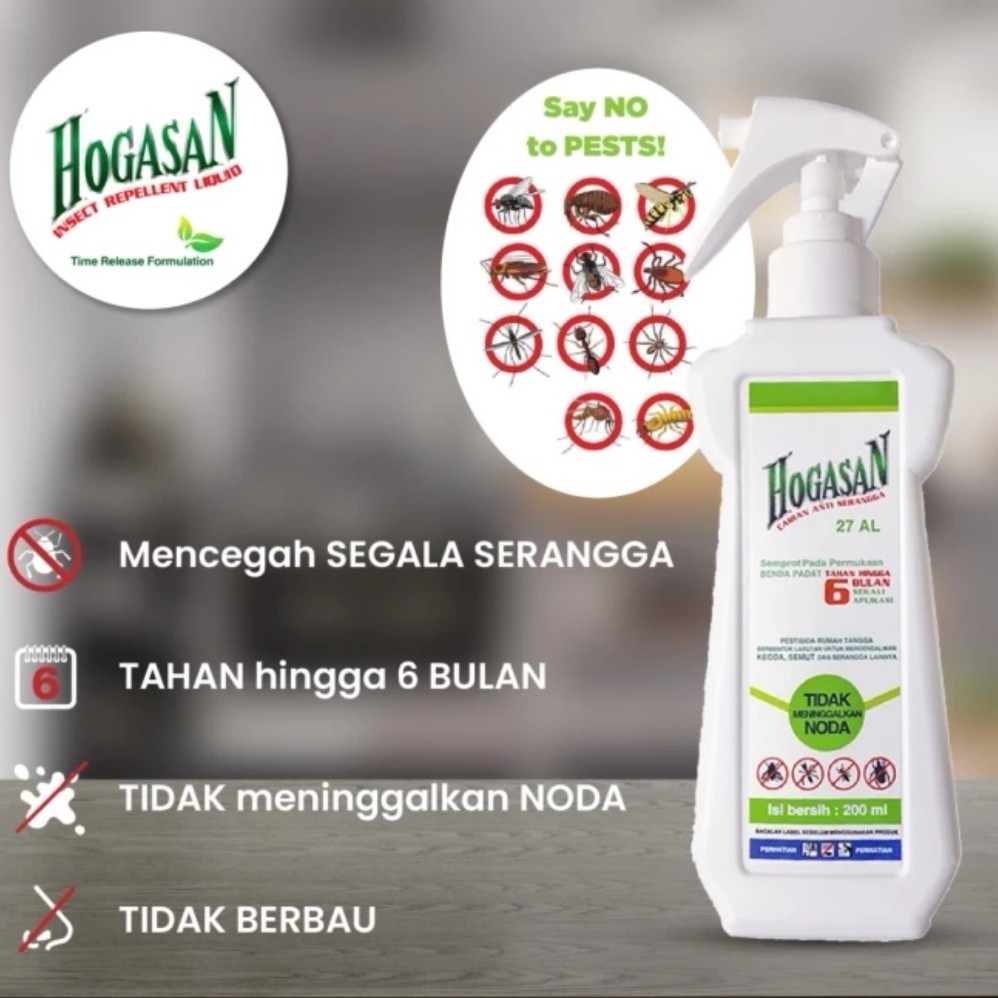 Hogasan Hogasan insect & pest repellent Cairan Anti Serangga 200ml