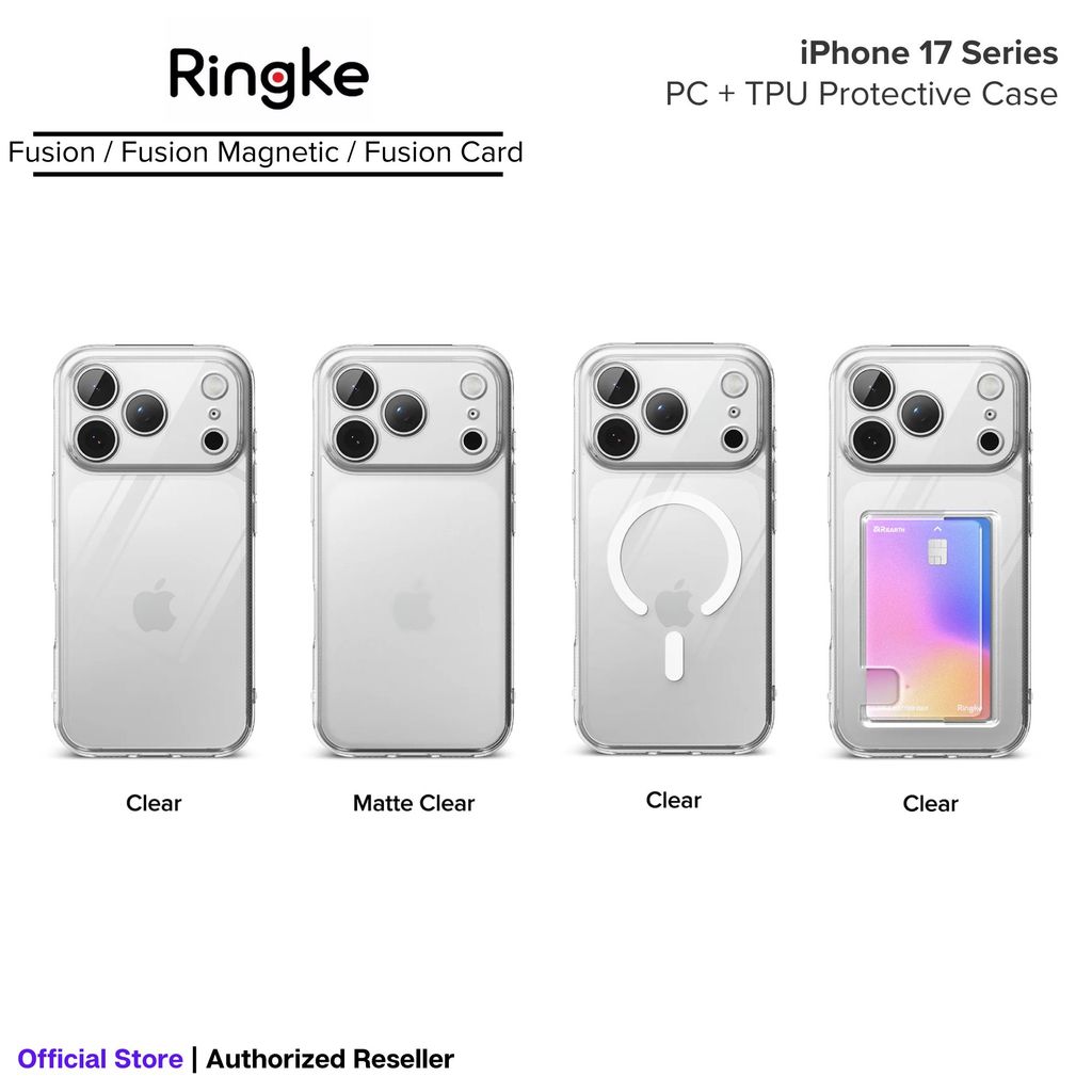 RINGKE Fusion / Fusion Magnetic / Fusion Card Protection Case for iPhone 17 / 17 Air / 17 Pro / 17 P