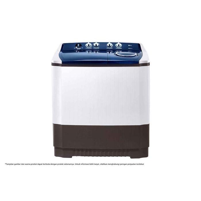 LG Mesin Cuci 16kg, 2 Tabung P1600RTB - Biru