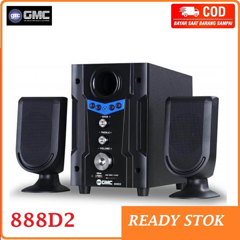 Speaker GMC 888D2 BT Bluetooth Aktif Multimedia Speker