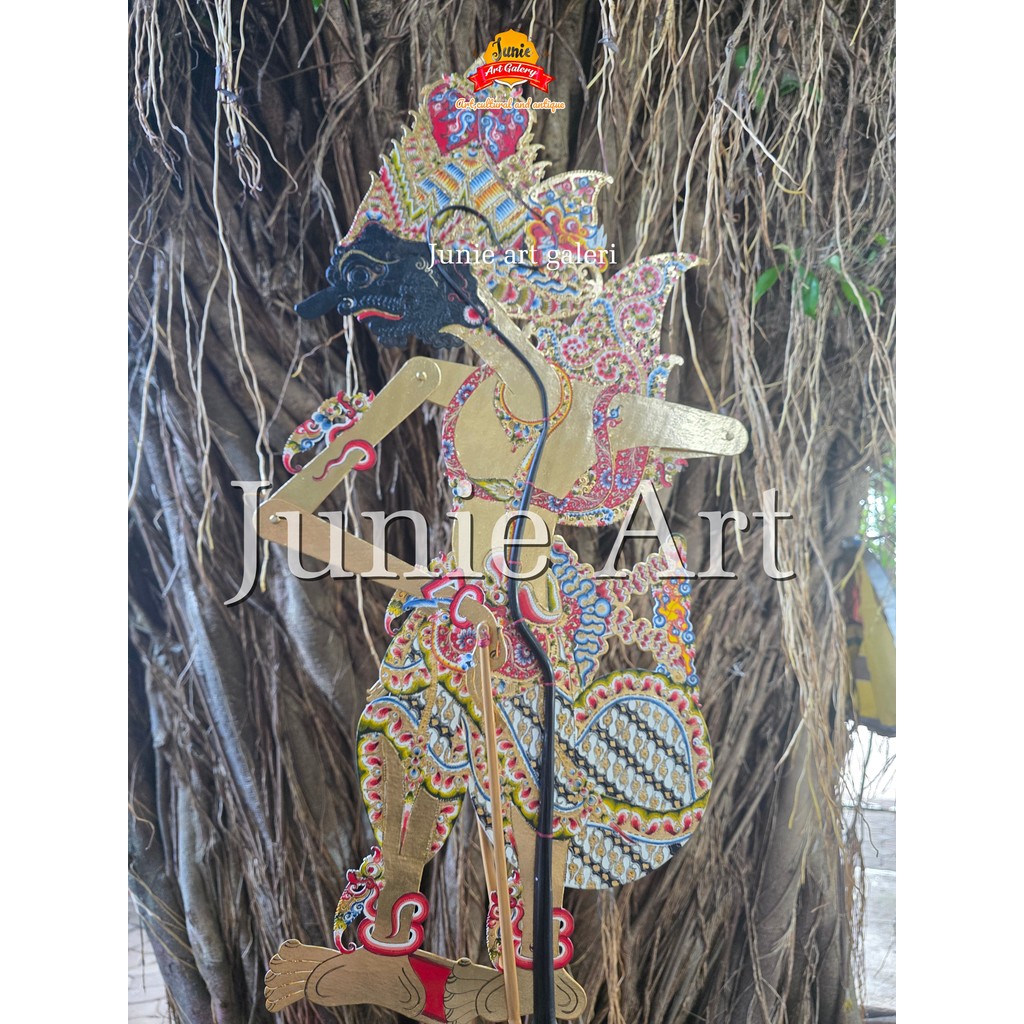 Wayang Kulita Duryudana Kulit Berbau Gapit Sungu premium