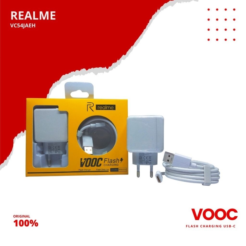 Charger Max Realme VC54JAEH 100% Fast Charging DART - Type C