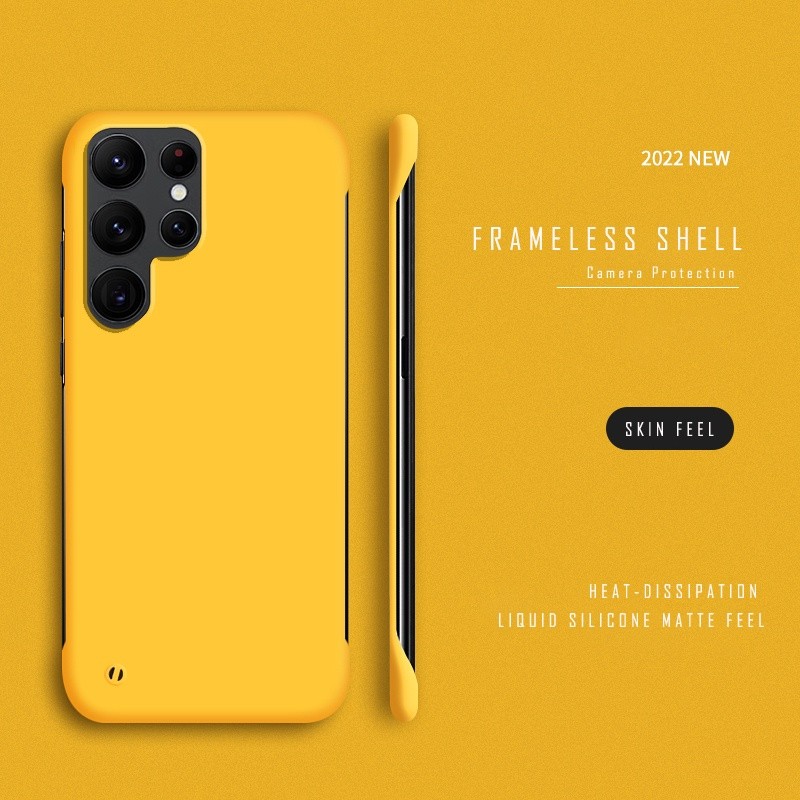 Untuk Samsung Galaxy S21 S22 S23 S24 S25 Ultra Case Ultra Thin Matte Frameless Cover Untuk Galaxy S2