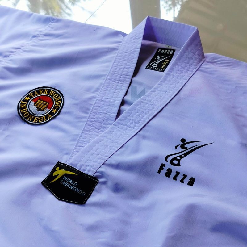 CANDUSHOP Seragam Taekwondo / Dobok Taekwondo Fazza TC Pro - Baju Celana Taekwondo Fazza