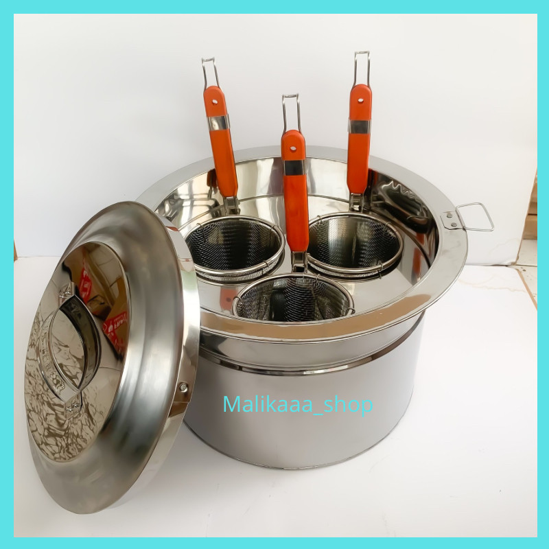 Dandang Mie Ayam Kocok  Tong Panci Bakmie Sekat 3