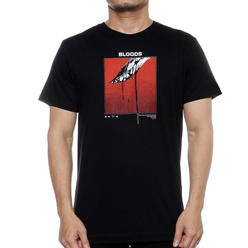 Bloods Tshirt Kaos Staby Black