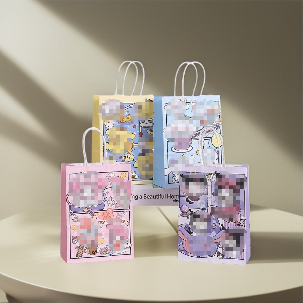 6661 Paper Bag Souvenir Ulang Tahun / Tas Kado Lucu / Goodie Bag Kartun / Kantong Kertas  / Paper Ba