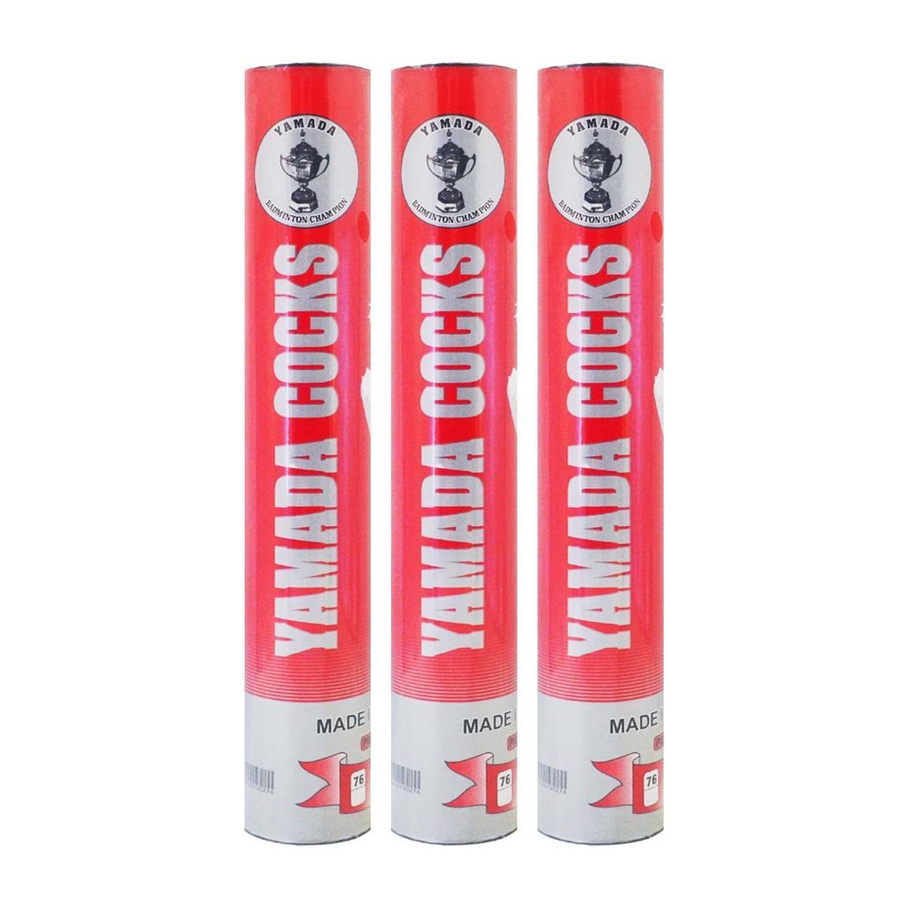 Shuttlecock Yamada Merah Isi 12 Kok Bulutangkis