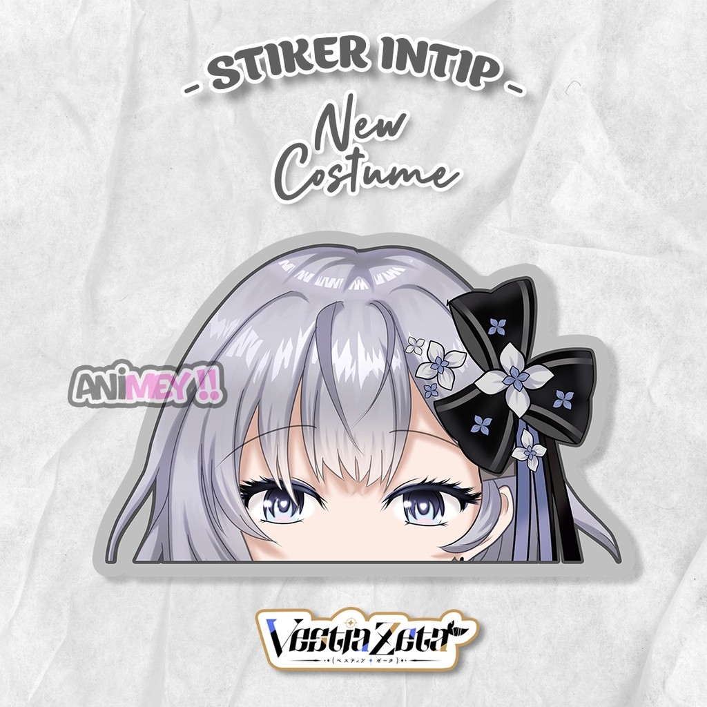 Stiker Intip Vestia Zeta New Costume / Anime Sticker Waterproof