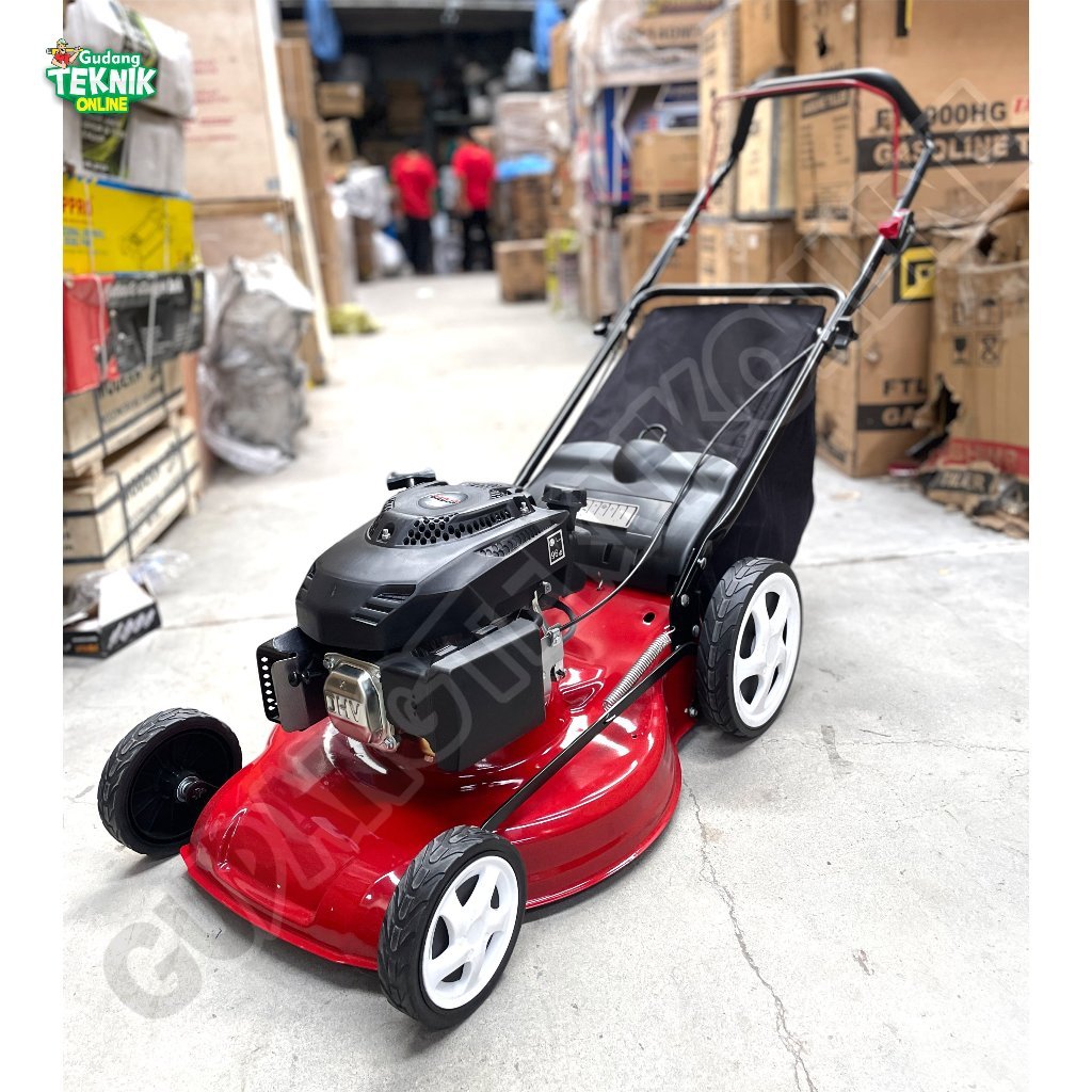 BADJA Mesin Potong Rumput Dorong 4 Tak BADJA LM50 / Mesin Pemotong Rumput Brush Cutter Bensin 4 Tak 