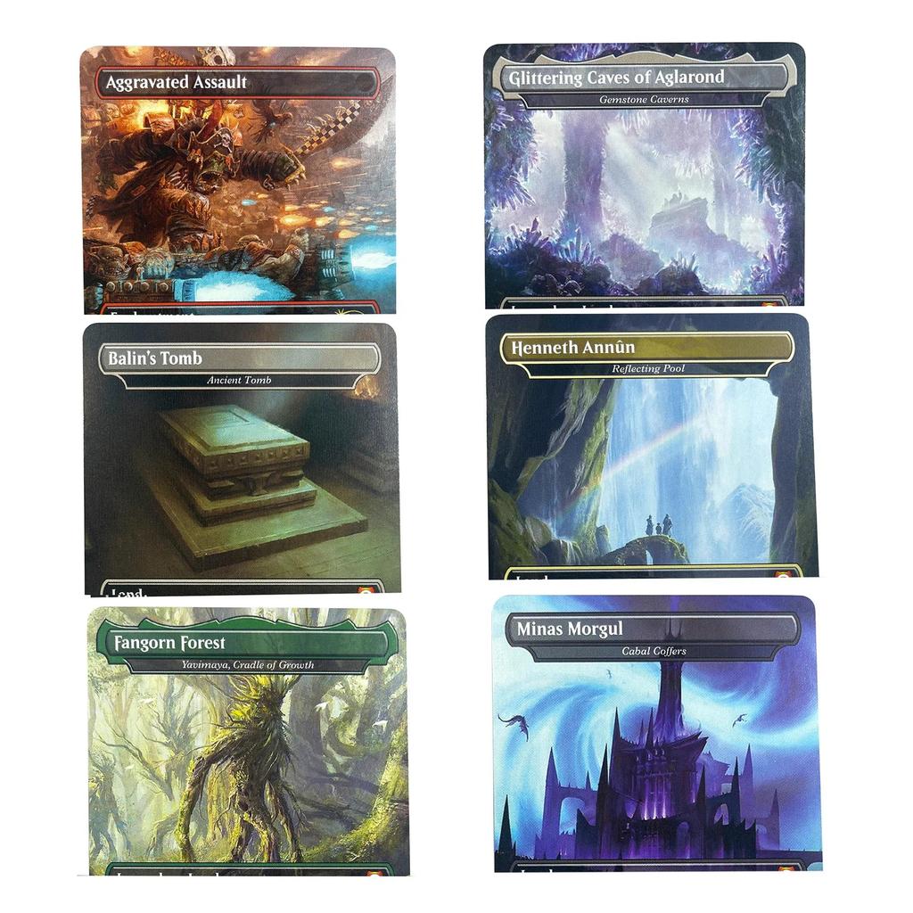 Aggravated Assa SLD Bali Tomb Delighted Hal Dol Am Glittering Caves LTC Holo TCG Cusom English Card 