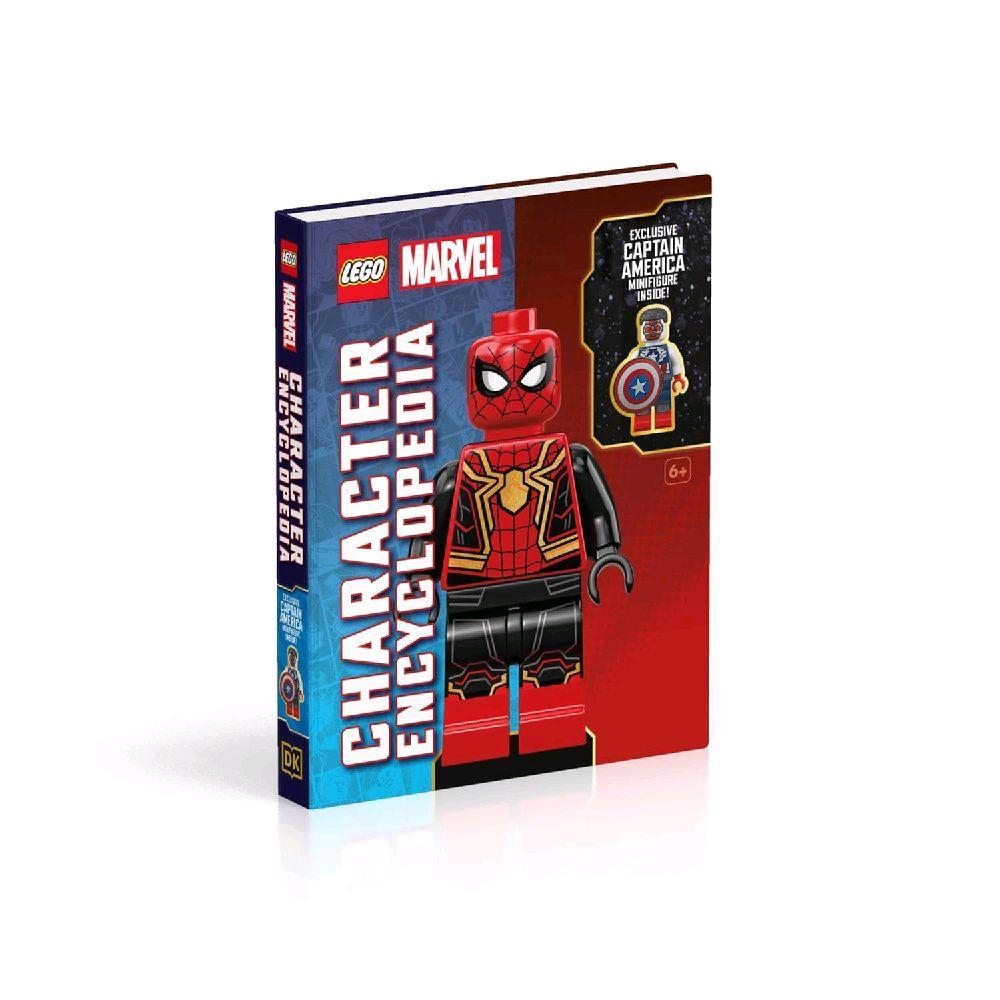 Buku Anak Import :LEGO Marvel Character Encyclopedia: With Exclusive Captain America Minifigure (HC)
