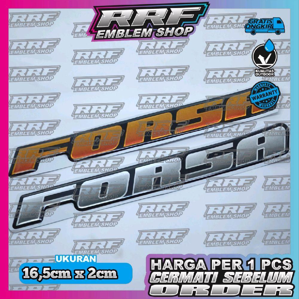 Emblem timbul SUZUKI FORSA, Emblem logo SUZUKI FORSA