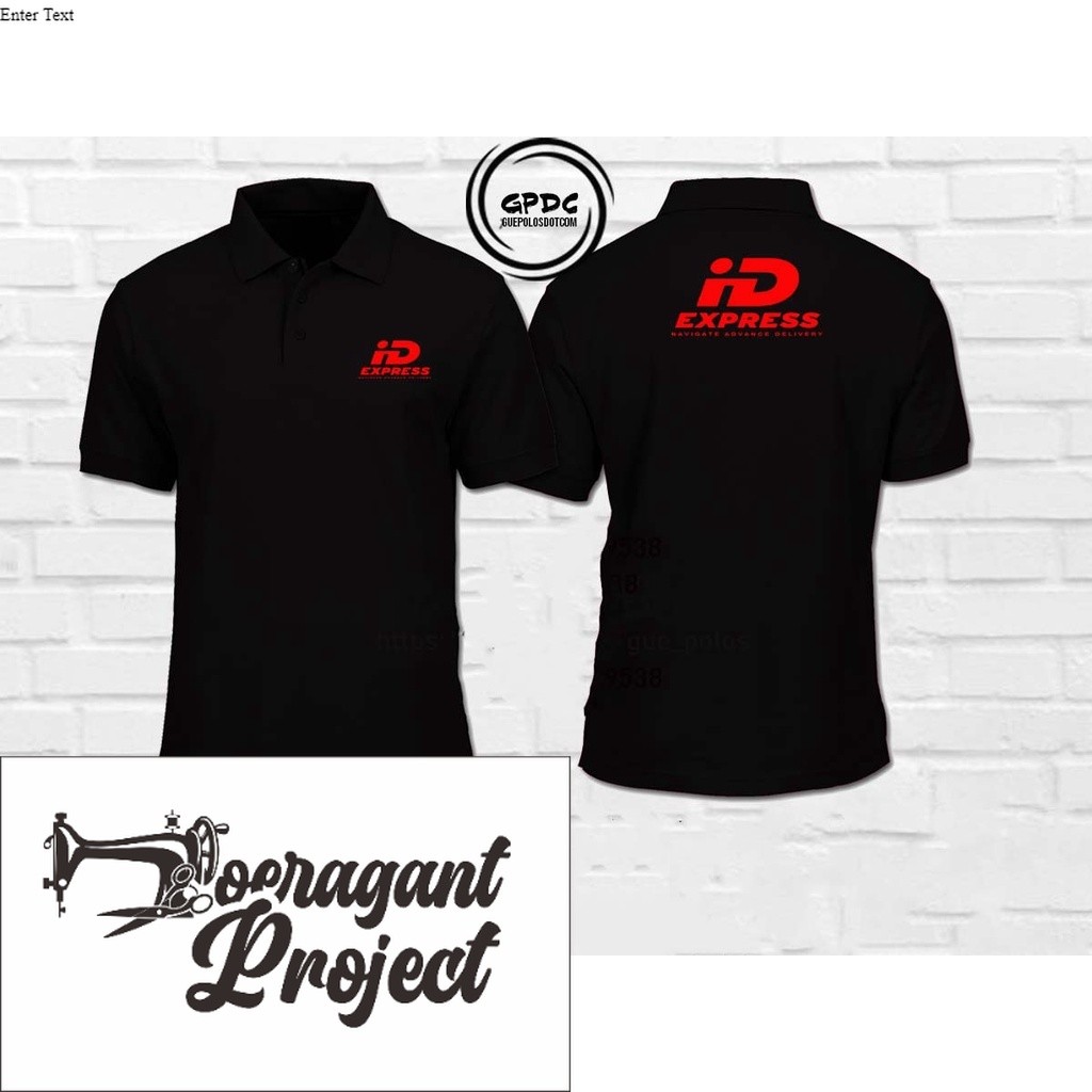 Poloshirt ID Express Ekspedisi Pengiriman - Polo Kurir ID Express - Kaos ID Express - Kaos Kerah JP