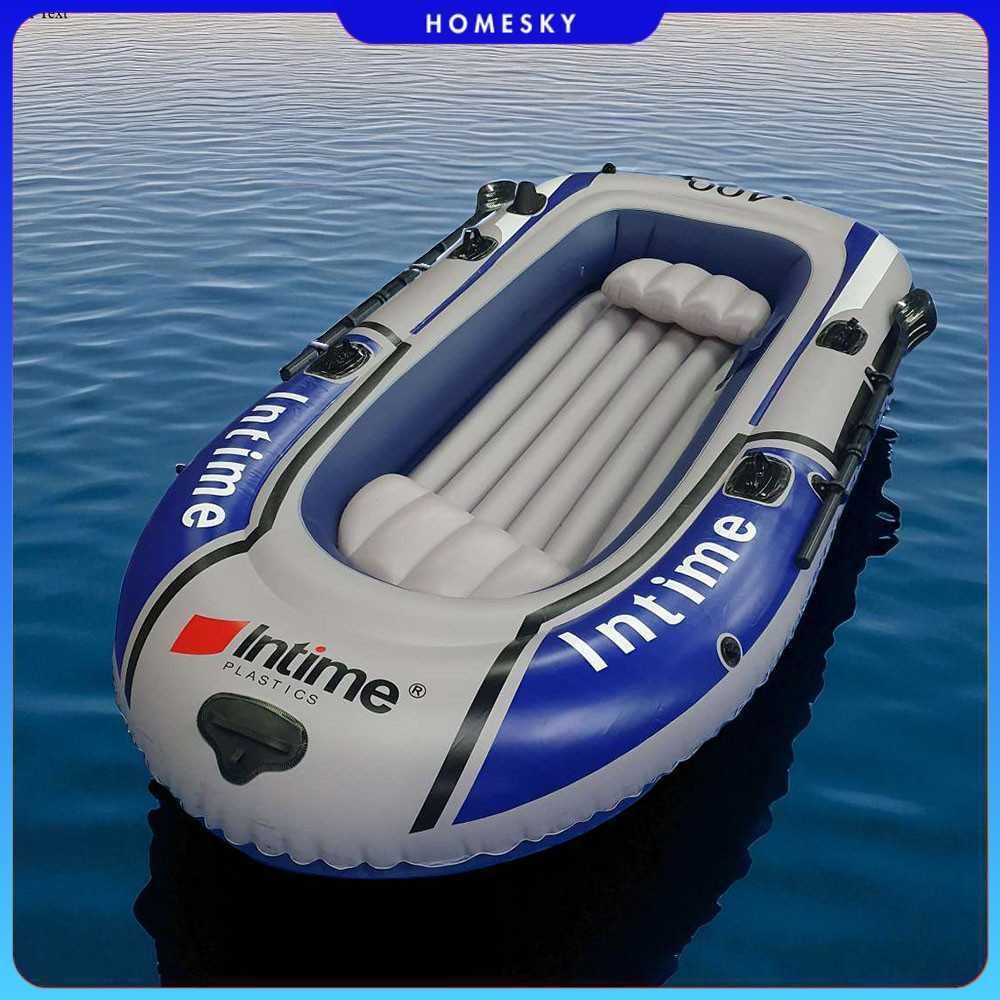 INTIME 400 Perahu Karet Mancing Inflatable Fishing Boat 4 Person - YT-099