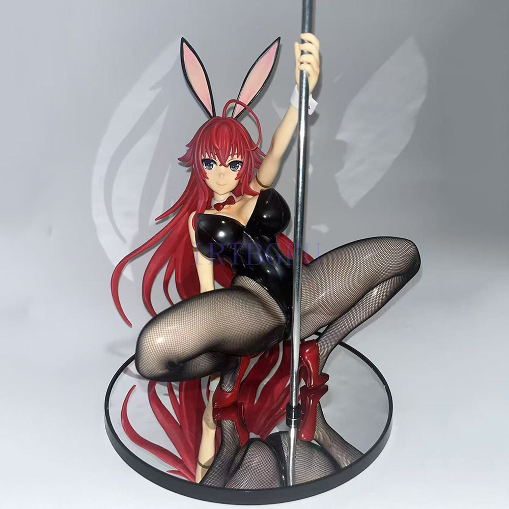 OKAMA RUN 40cm B-style Bunny 1/4 FREEing High School D×D HERO Rias Gremory Pole Anime PVC Action Fig